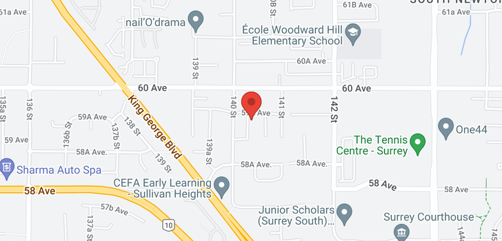 map of 14036 60 AVENUE